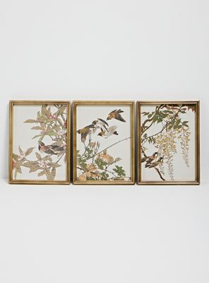 Set de 3 Cuadros Blanco Sh Ld 1