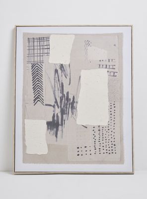 Imagen 1 del producto Cuadro Con Lino Tribal 2