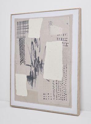 Imagen 2 del producto Cuadro Con Lino Tribal 2