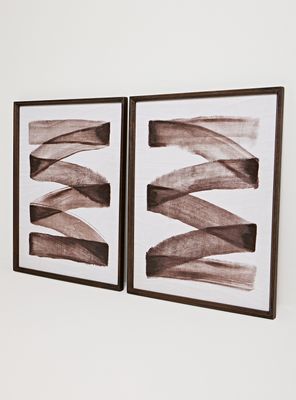 Imagen 2 del producto Set de 2 Cuadros Trazo Tribal