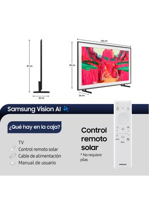 Imagen 2 del producto Neo QLED Mini LED Smart TV 65'' The Frame LS03F 4K Art Mode Vision AI + Marco 2025