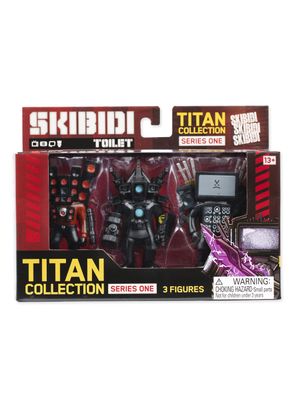 Figura de Acción Skibidi Toilet Pack 3 Figuras