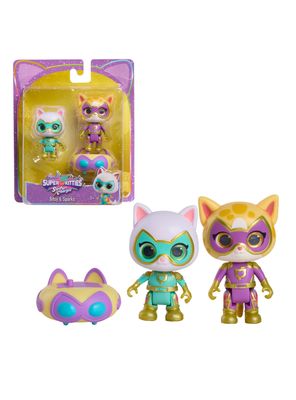 Set Figuras de Acción Super Gatitos Bitsy-Sparks