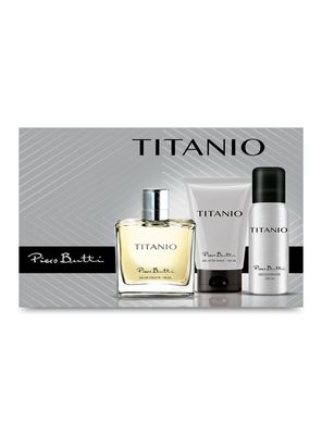 Set Perfume Titanio EDT Hombre 100 ml + Desodorante 100 ml + After Shave 100 ml