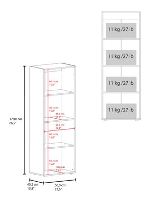 Imagen 2 del producto Clóset 2 Puertas 170x60x40.2 cm Wengue