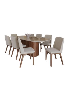 Juego de Comedor Kalina 2.2 8 Sillas Kalina
