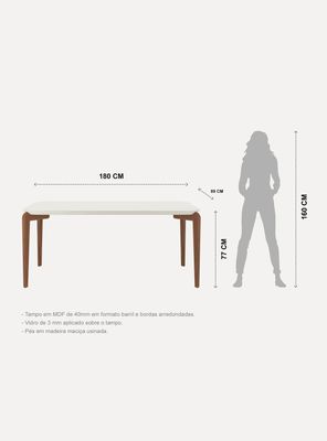 Imagen 2 del producto Juego de Comedor Donatella 1.8 6 Sillas Kalina