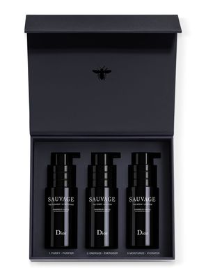 Sauvage Kit Ritual de Tratamiento - Limpiador, loción y sérum con el poder del cactus