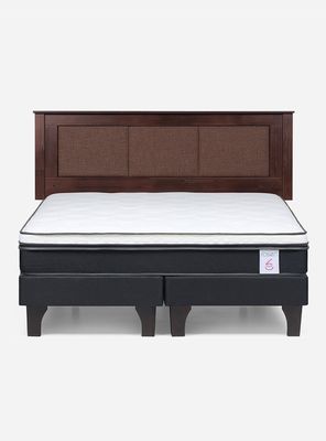 Imagen 2 del producto Cama Europea Style 6 King + Respaldo Rachel