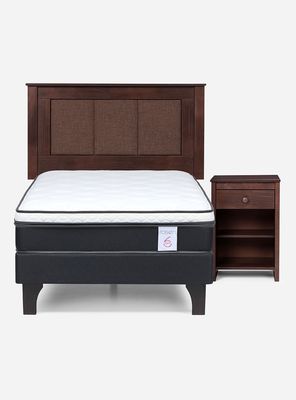 Imagen 2 del producto Cama Europea Style 6 1.5 Plazas + Set Muebles Rachel