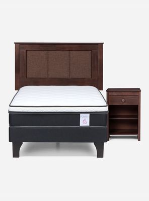 Imagen 2 del producto Cama Europea Style 6 1.5 Plazas + Set Muebles Rachel