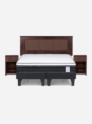 Imagen 2 del producto Cama Europea Style 6 2 Plazas Base Dividida + Set Muebles Rachel