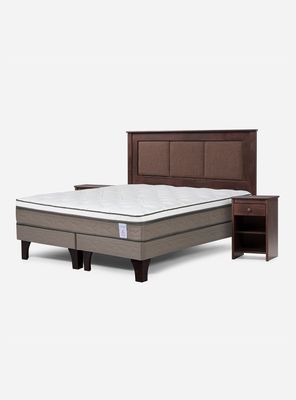 Cama Europea Style 6 King + Set de Muebles Rachel