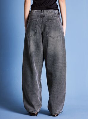 Imagen 2 del producto Jeans Balloon Crop Lavados Clásicos