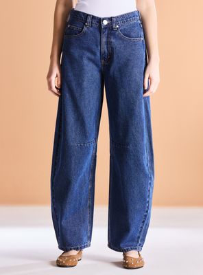 Jeans Balloon Bota Full Length