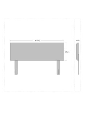 Imagen 2 del producto Cama Europea King Terapeutic + Respaldo Negro