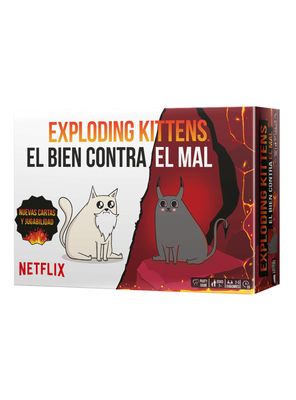 Juego de Mesa Exploding Kittens El Bien Contra El Mal