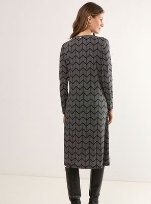 Imagen 2 del producto Vestido Estampado con Nudo en Escote 1312