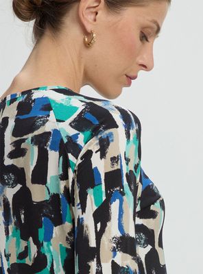 Imagen 2 del producto Polera Abstracta Manga Raglán 1430