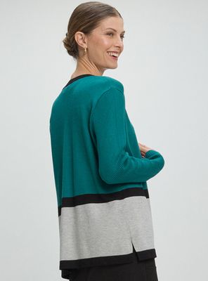 Imagen 2 del producto Chaleco Tejido Abierto Tricolor