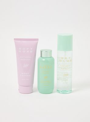 Set de Belleza Gel de Ducha, Mist y Crema Corporal 3 Piezas