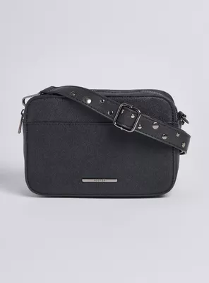 Cartera Crossbody con Strap Tachas