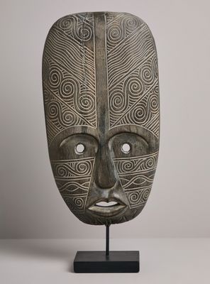 Escultura Cabeza Tribal 2