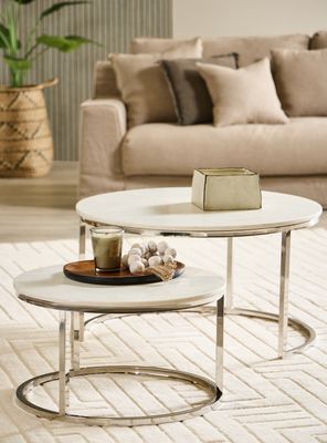 Mesa de Centro Nido Mármol Aqua