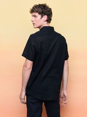 Imagen 2 del producto Camisa Algodón Lino Manga Corta