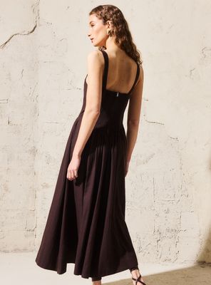 Imagen 2 del producto Vestido Drapeado con Faldón Evasé Colección María Pombo