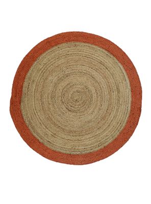 Alfombra Jute Redonda Cancun 150x150 cm Naranjo