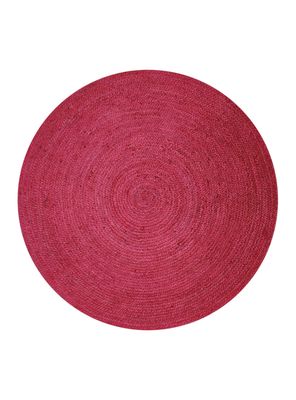 Alfombra Jute Redonnda Maui 150x150 cm Fucsia