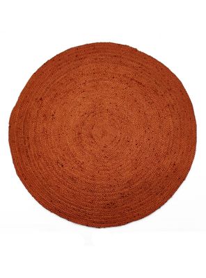 Alfombra Jute Redonnda Maui 150x150 cm Naranjo