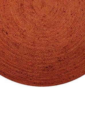 Imagen 2 del producto Alfombra Jute Redonnda Maui 150x150 cm Naranjo