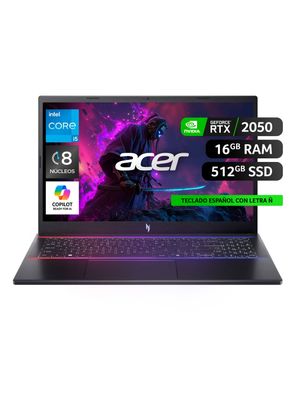 Notebook Nitro V15 Intel Core i5 Nvidia GeForce RTX 2050 4GB GDDR6 16GB RAM 512GB SSD RTX 2050