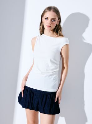 Polera Cuello Asimétrico