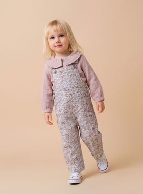 Jardinera Corte Clásico Estampado Floral