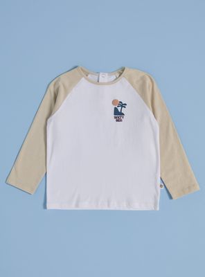 Imagen 2 del producto Polera Bicolor Estampado Pequeño