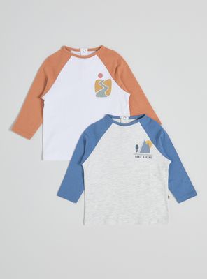 Polera Bicolor Ranglán Niño