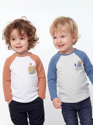 Imagen 2 del producto Polera Bicolor Ranglán Niño