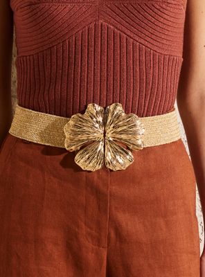 Imagen 2 del producto Cinturón Look Raffia Elasticada