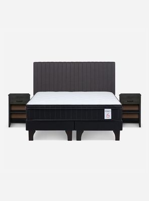 Imagen 2 del producto Cama Europea 2 Plazas New Style 6 Plus + Set Lucio
