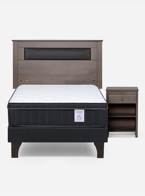 Imagen 2 del producto Cama Europea 1 Plaza New Style 6 Plus + Set Ferrara