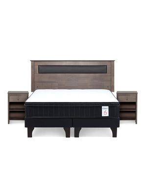 Imagen 2 del producto Cama Europea 2 Plazas New Style 6 Plus + Set Ferrara
