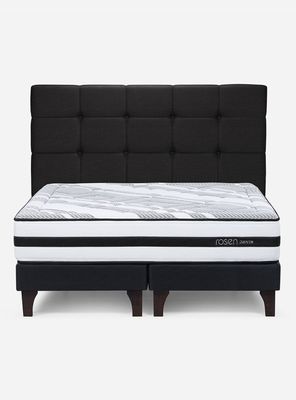 Imagen 2 del producto Cama Europea 2 Plazas Driven + Respaldo Issey Grafito