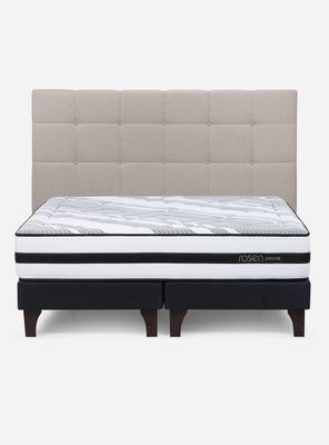 Imagen 2 del producto Cama Europea King Driven + Respaldo Issey Niebla