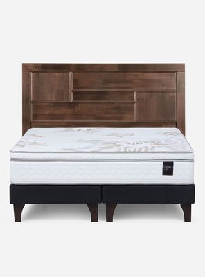 Imagen 2 del producto Cama Europea 2 Plazas Art 4 Base dividida + Respaldo Dolce