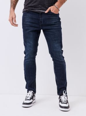 Jeans Lavado Craquelado Tapered Fit