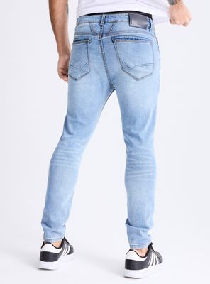 Imagen 2 del producto Jeans Claro Roturas Bolsillos Traseros Super Skinny Fit