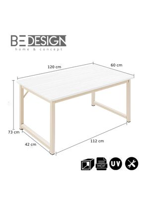 Imagen 2 del producto Escritorio Metal Classic Blanco